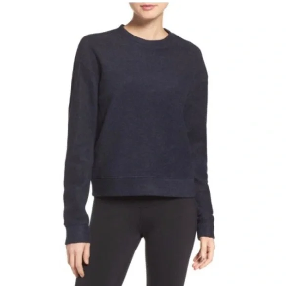 ALO Yoga Carve Pullover Navy Blue Medium - Picture 1 of 6